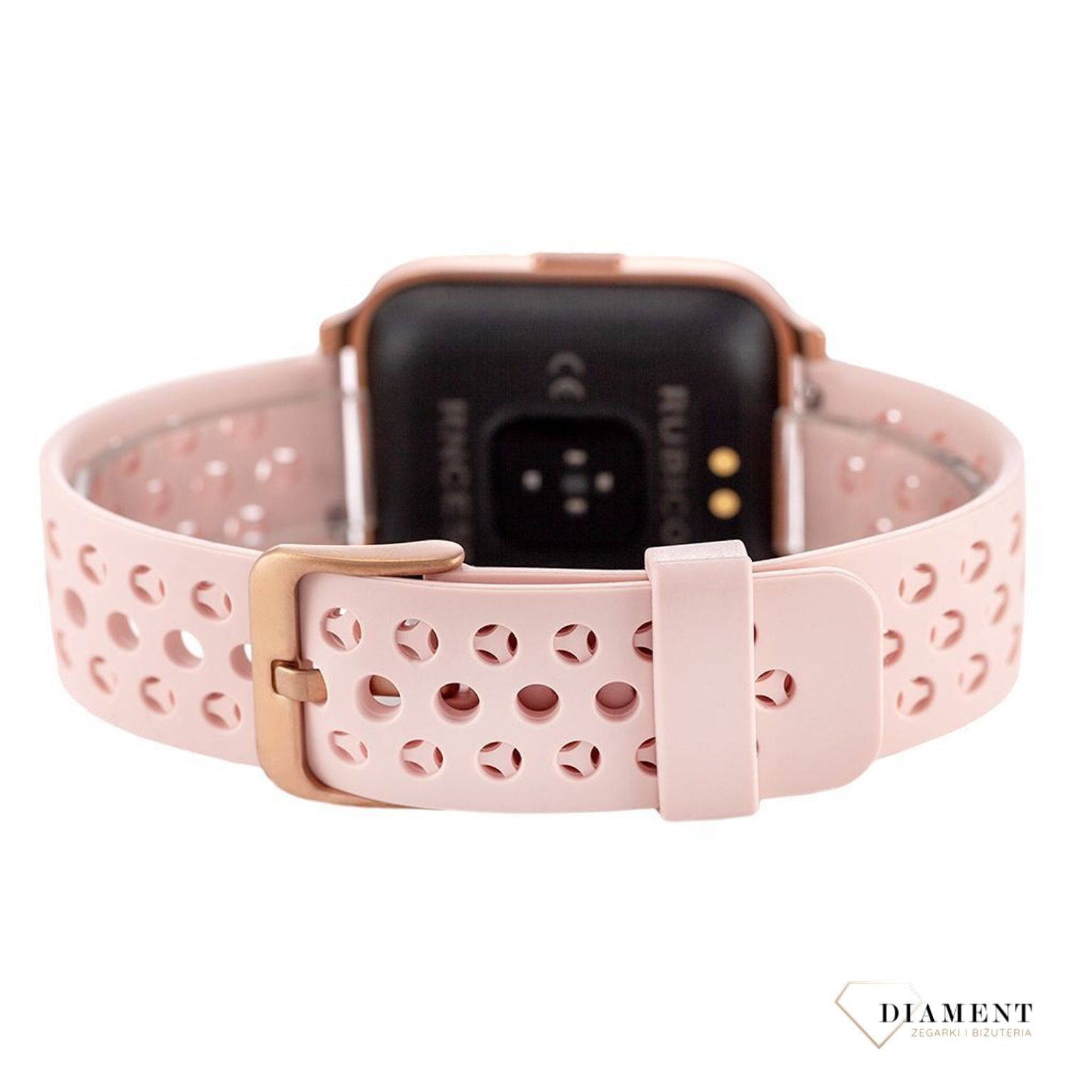 Smartwatch damski z różowym paskiem 'Różowy Sport' RNCE58RIBX03AX (2).jpg